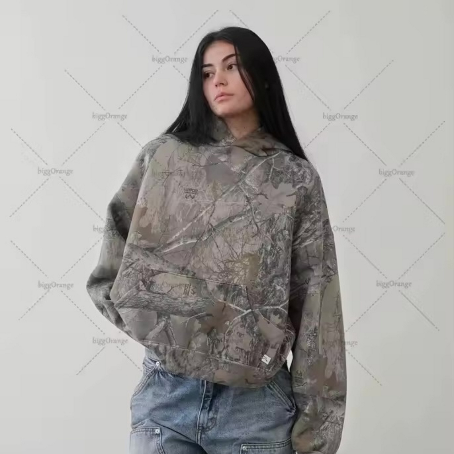 Camo Oversized Hoodie